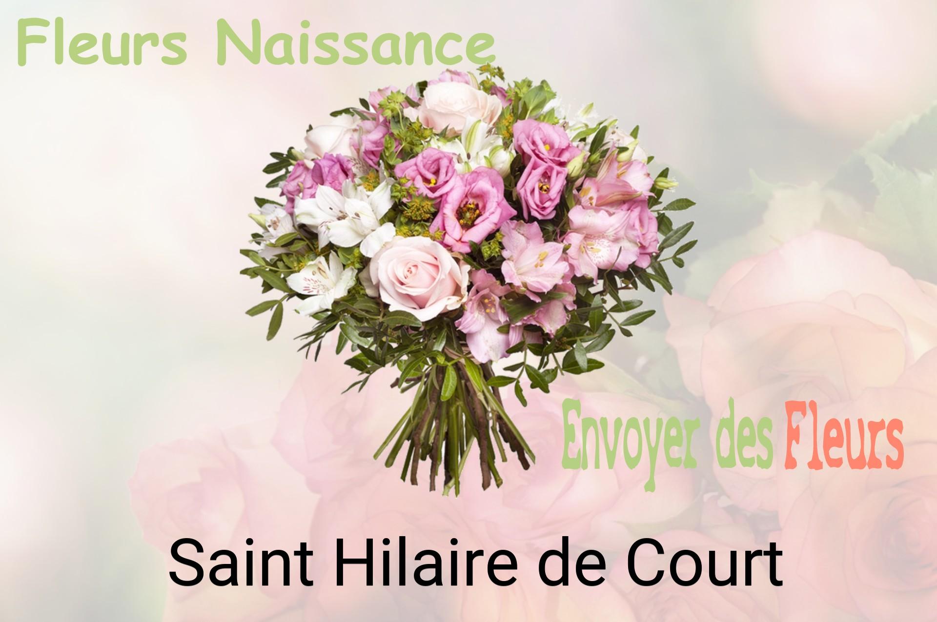 Bouquet de fleurs de naissance livré à Saint-Hilaire-de-Court